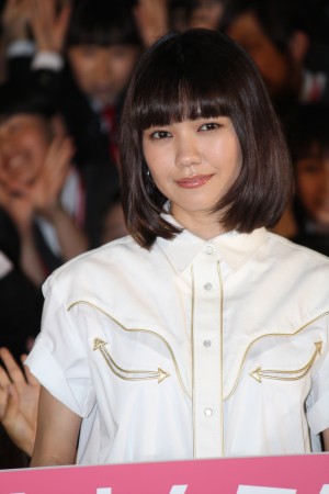 映画『オオカミ少女と黒王子』特別課外授業イベントに登壇した二階堂ふみ