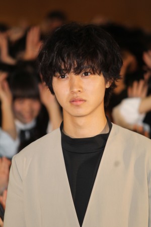 映画『オオカミ少女と黒王子』特別課外授業イベントに登壇した山崎賢人