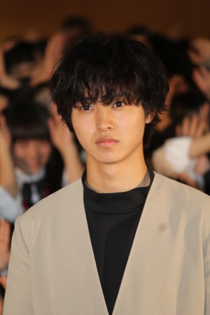 映画『オオカミ少女と黒王子』特別課外授業イベントに登壇した山崎賢人