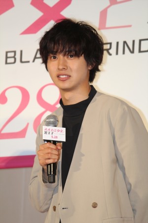 映画『オオカミ少女と黒王子』特別課外授業イベントに登壇した山崎賢人