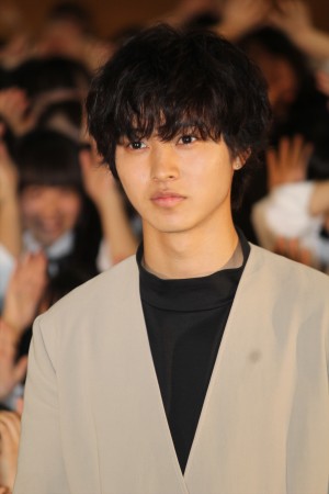 映画『オオカミ少女と黒王子』特別課外授業イベントに登壇した山崎賢人