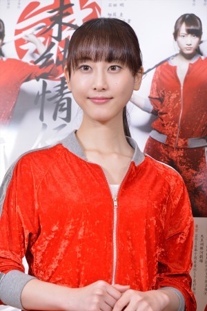 舞台『新・幕末純情伝』制作発表に登壇した松井玲奈