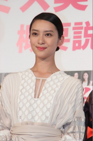 『第1回ミス美しい20代コンテスト』概要説明記者発表会に登壇した武井咲