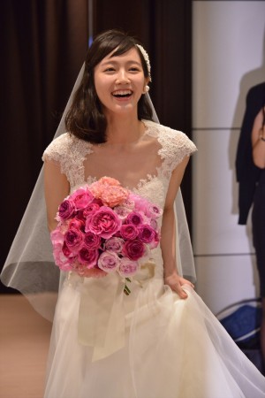 「ゼクシィ」の新CM＆CMソング発表会に登壇した吉岡里帆