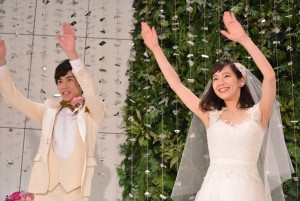 「ゼクシィ」の新CM＆CMソング発表会に登壇した吉岡里帆と戸塚純貴