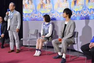 ドラマ『水族館ガール』会見の様子