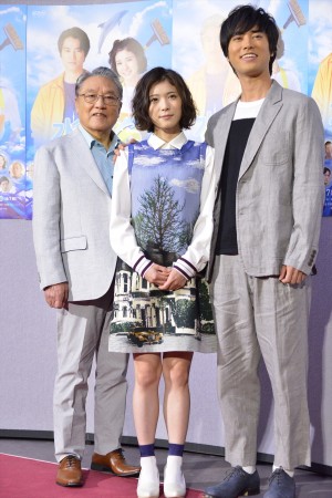 ドラマ『水族館ガール』会見の様子