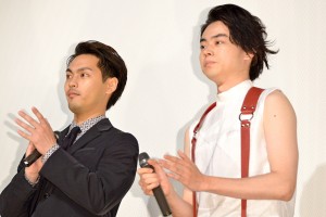 『ディストラクション・ベイビーズ』初日舞台挨拶の様子