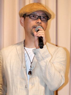 『夏美のホタル』完成披露試写会に登壇した原作者の森沢明夫氏