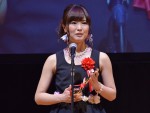 第25回日本映画批評家大賞アニメ部門授賞式に登壇した渕上舞