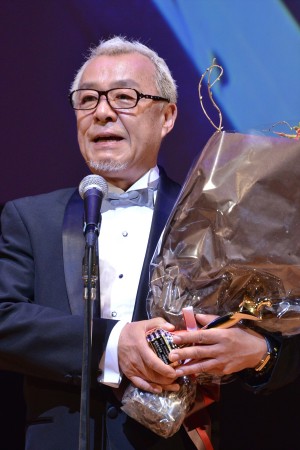 第25回日本映画批評家大賞アニメ部門授賞式に登壇した中尾隆聖