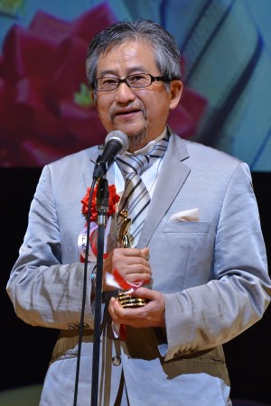 第25回日本映画批評家大賞アニメ部門授賞式に登壇した永井豪