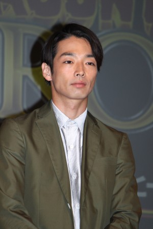 『ドラゴンクエストヒーローズII　双子の王と予言の終わり』完成披露発表会に出席した森山未來