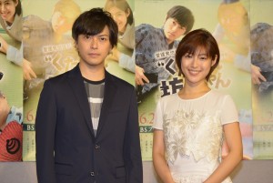 『くたばれ坊ちゃん』完成試写会に登壇した勝地涼と瀧本美織