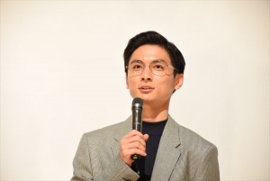 『ふきげんな過去』完成披露上映会に登壇した高良健吾