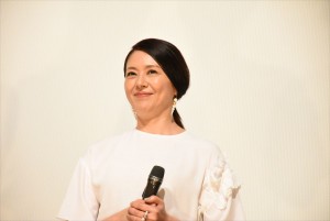 『ふきげんな過去』完成披露上映会に登壇した小泉今日子