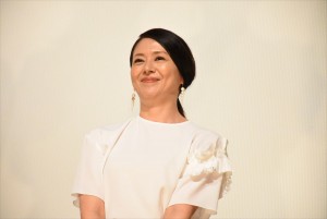 『ふきげんな過去』完成披露上映会に登壇した小泉今日子