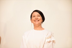 『ふきげんな過去』完成披露上映会に登壇した小泉今日子