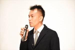 『ふきげんな過去』完成披露上映会に登壇した前田司郎監督