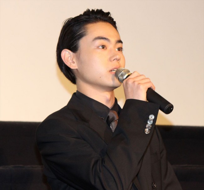 『セトウツミ』完成披露試写会に登壇した菅田将暉