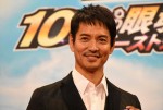 『劇場版 仮面ライダーゴースト 100の眼魂とゴースト運命の瞬間』製作発表会に登壇した沢村一樹