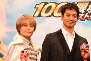 『劇場版 仮面ライダーゴースト 100の眼魂とゴースト運命の瞬間』に登壇した沢村一樹と木村了