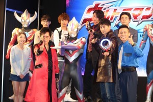 『ウルトラマンオーブ』製作発表会の様子