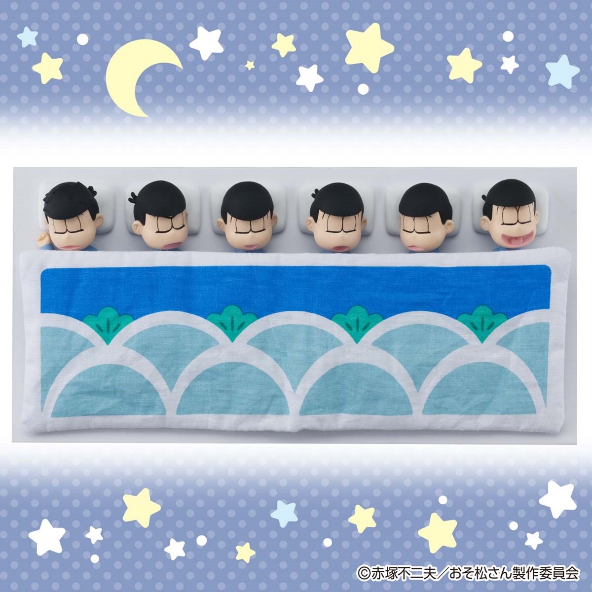 『おそ松さん』パジャマ姿で眠る6つ子を初立体化　スヤスヤ眠る姿が可愛い！