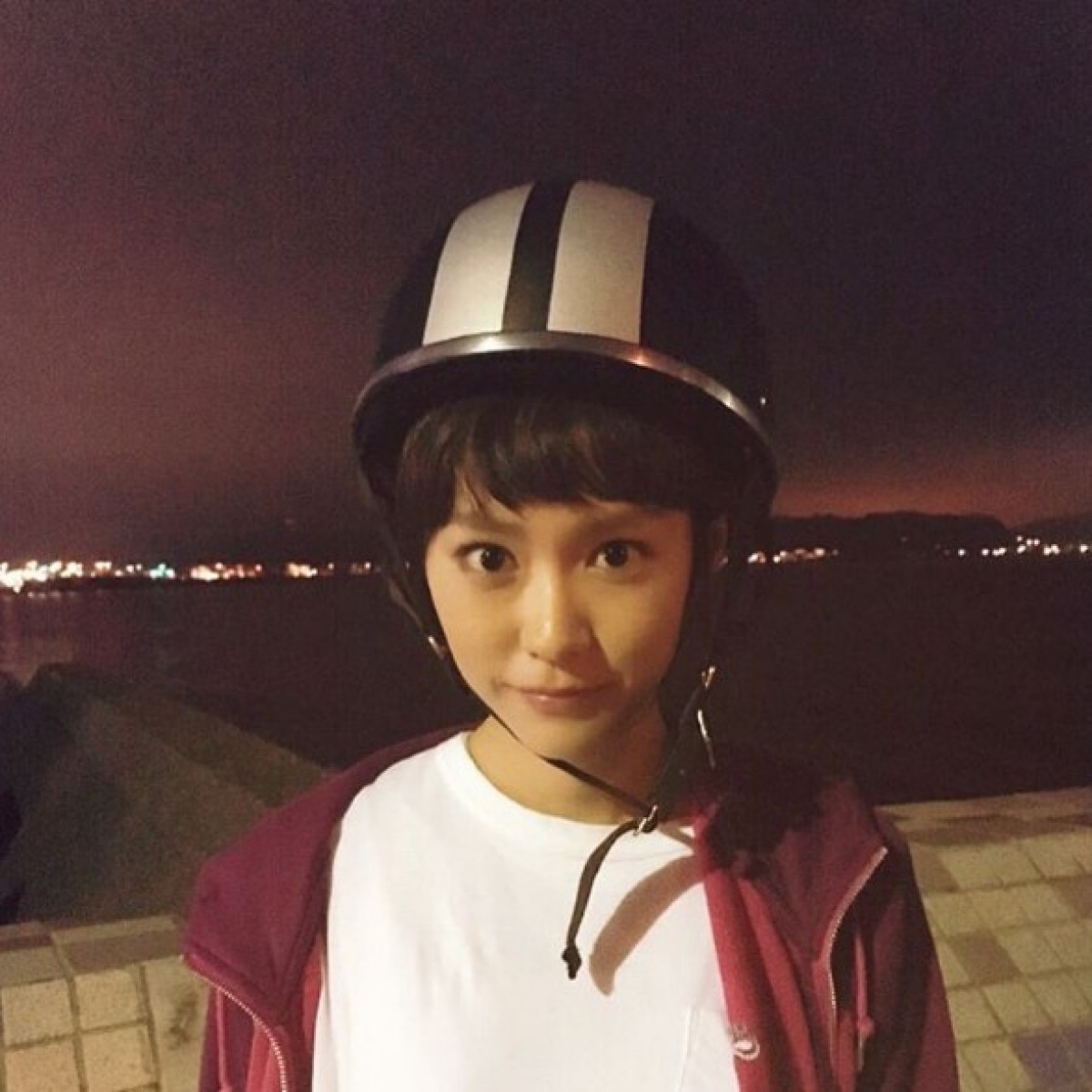 桐谷美玲、言われたい言葉は“ドラクエに出てきそう”? ヘルメット姿でにニンマリ