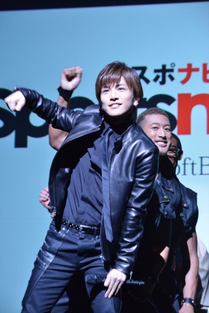 「スポナビライフ」新CM発表会に登場した岩田剛典と関口メンディー