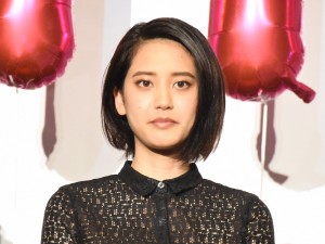 映画『MARS～ただ、君を愛してる～』の初日舞台挨拶に登壇した山崎紘菜