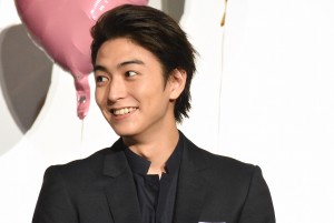 映画『MARS～ただ、君を愛してる～』の初日舞台挨拶に登壇した稲葉友