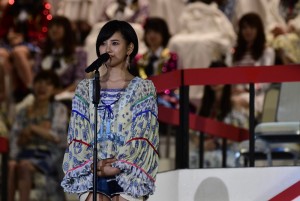 『第8回AKB48選抜総選挙』開票イベントの模様　第9位　兒玉遥