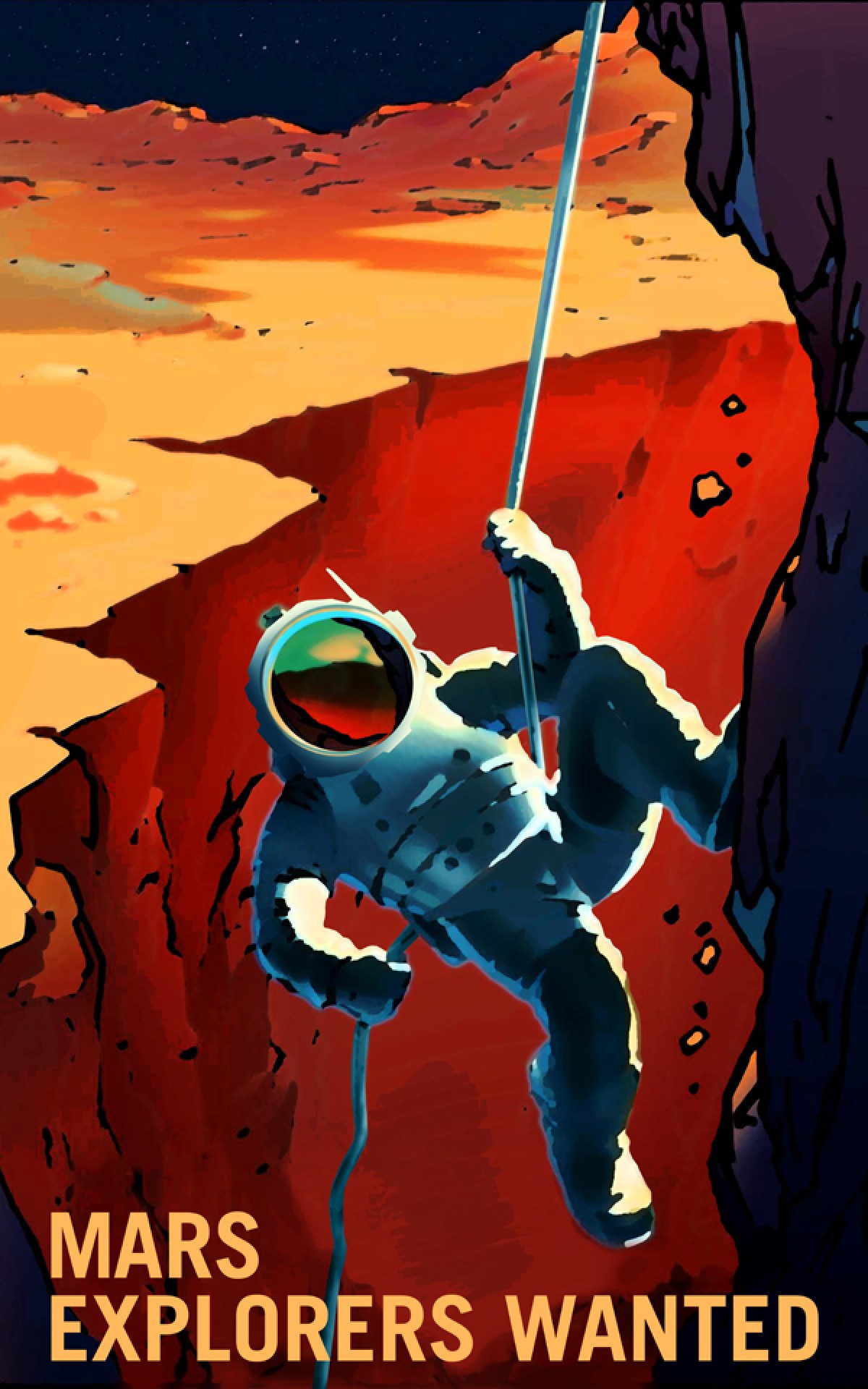 「火星を探索しよう！」NASAがレトロ可愛い求人ポスター公開　