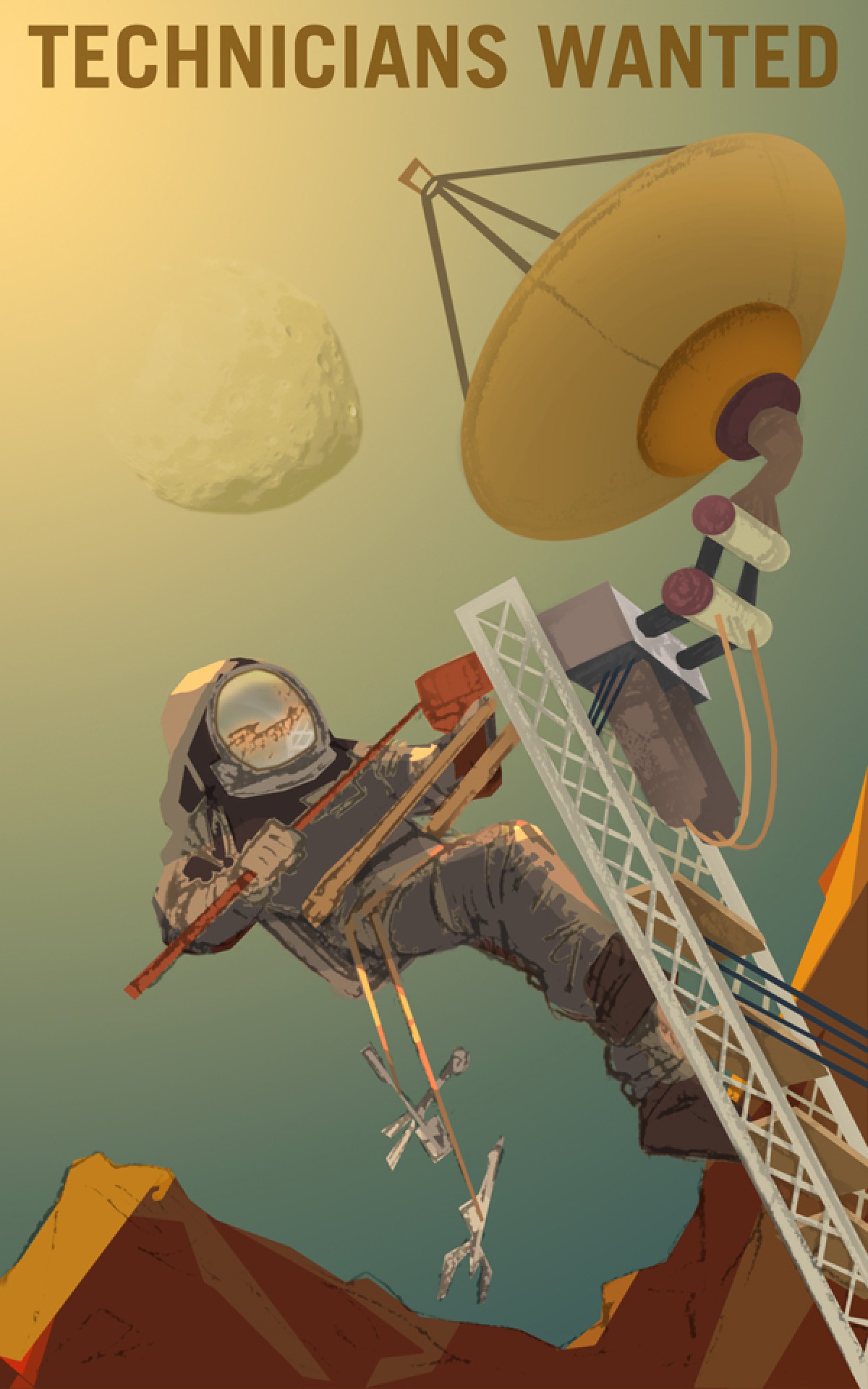 「火星を探索しよう！」NASAがレトロ可愛い求人ポスター公開　