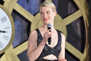 『アリス・イン・ワンダーランド／時間の旅』ジャパン・プレミアに出席したミア・ワシコウスカ