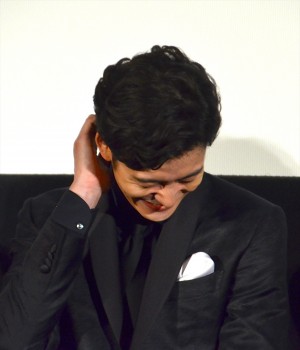 『秘密 THE TOP SECRET』完成披露試写会に登壇した岡田将生