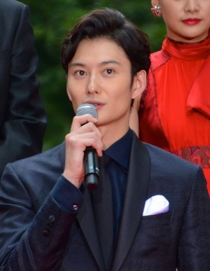 『秘密 THE TOP SECRET』完成披露試写会に登壇した岡田将生