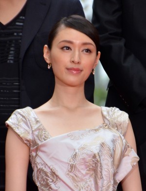 『秘密 THE TOP SECRET』完成披露試写会に登壇した栗山千明