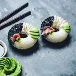 インスタグラムに投稿された「寿司ドーナッツ」写真