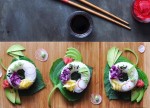 インスタグラムに投稿された「寿司ドーナッツ」写真