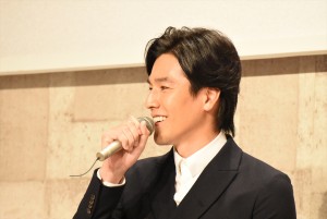 『ON 異常犯罪捜査官・藤堂比奈子』制作発表会見に登場した要潤