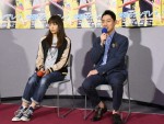 『受験のシンデレラ』試写会に登壇した小泉孝太郎と川口春奈