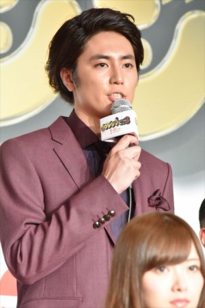 映画『闇金ウシジマくん Part3』『ザ・ファイナル』キャスト発表会見に登壇した間宮祥太朗