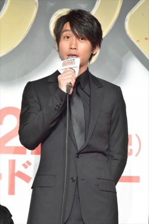 映画『闇金ウシジマくん Part3』『ザ・ファイナル』キャスト発表会見に登壇した崎本大海