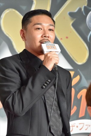 映画『闇金ウシジマくん Part3』『ザ・ファイナル』キャスト発表会見に登壇したYOUNG DAIS
