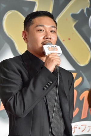 映画『闇金ウシジマくん Part3』『ザ・ファイナル』キャスト発表会見に登壇したYOUNG DAIS