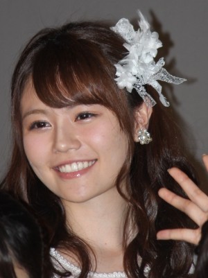 『存在する理由DOCUMENTARY of AKB48』プレミア上映会に登壇した込山榛香