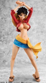 『ワンピース』“女性化”ルフィがフィギュアで登場！