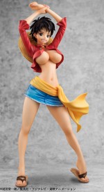 『ワンピース』“女性化”ルフィがフィギュアで登場！